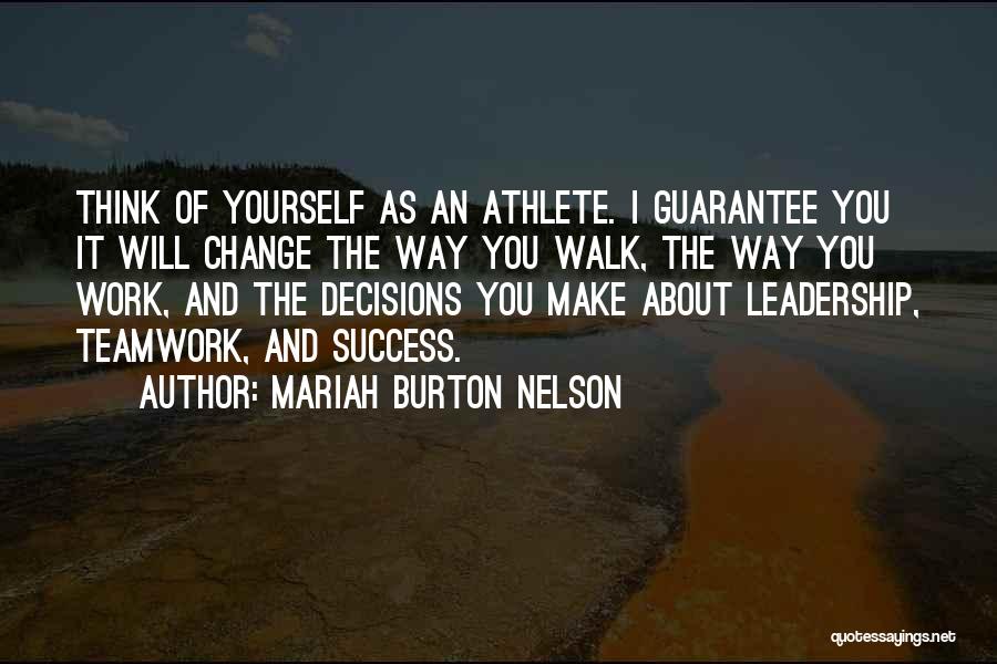 Mariah Burton Nelson Quotes 1975487
