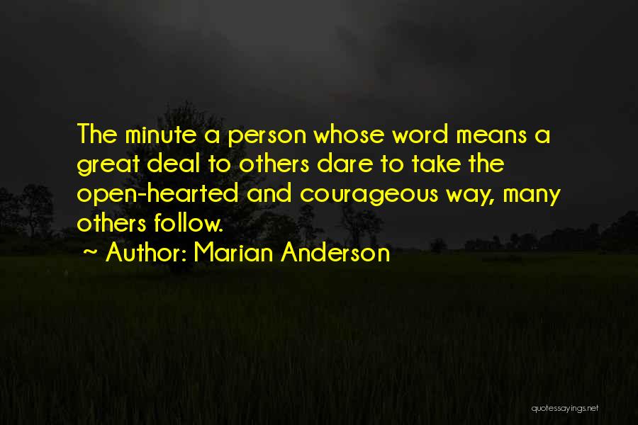 Marian Anderson Quotes 307435