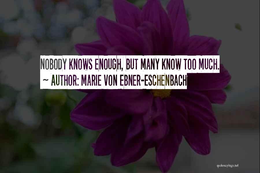 Marie Eschenbach Quotes By Marie Von Ebner-Eschenbach