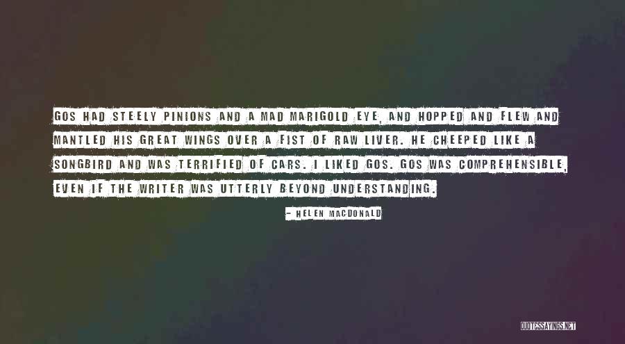 Marigold Quotes By Helen Macdonald Marigold Quotes By Helen Macdonald