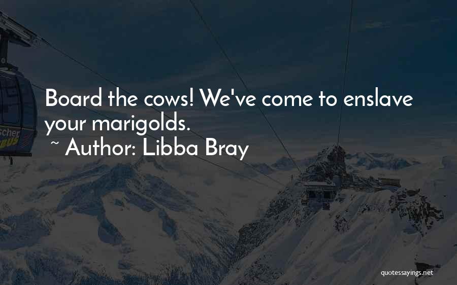 Marigolds Quotes By Libba Bray