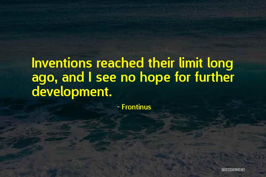 Marillac Kansas Quotes By Frontinus Marillac Kansas Quotes By Frontinus