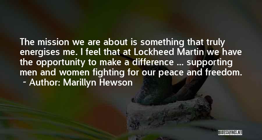 Marillyn Hewson Quotes 2153806