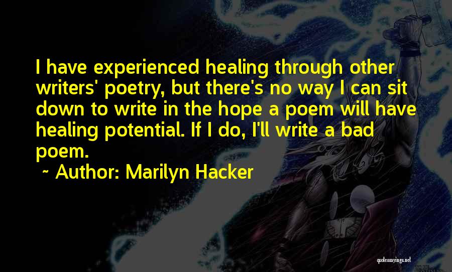 Marilyn Hacker Quotes 1143818