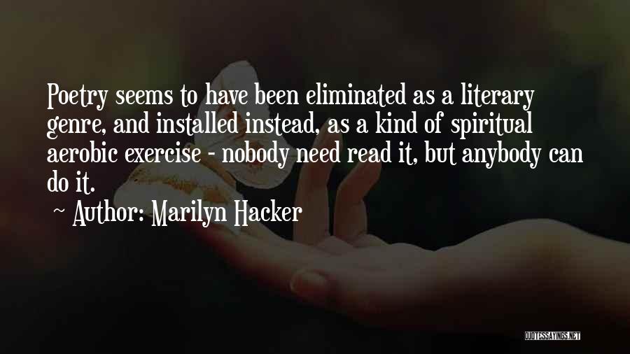 Marilyn Hacker Quotes 1350339