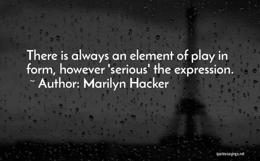 Marilyn Hacker Quotes 1484341