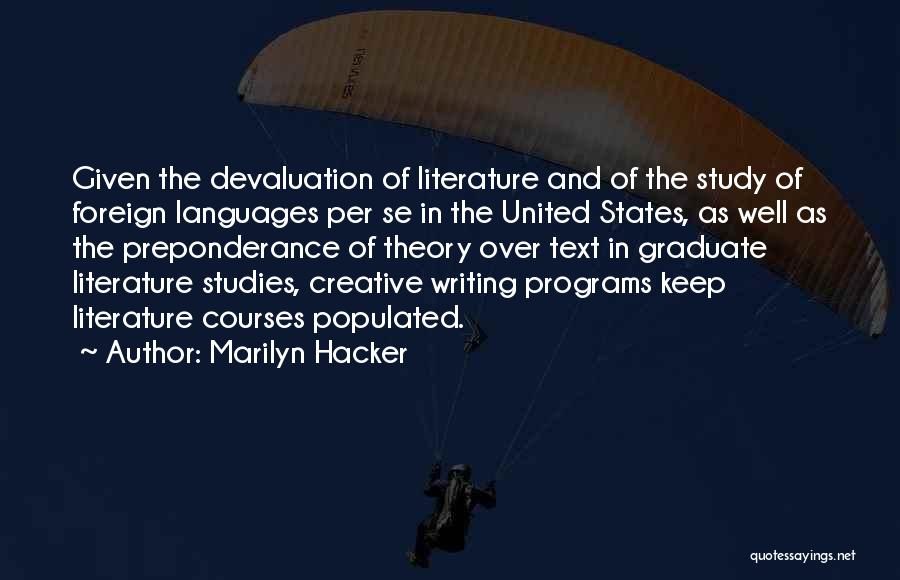 Marilyn Hacker Quotes 1754339