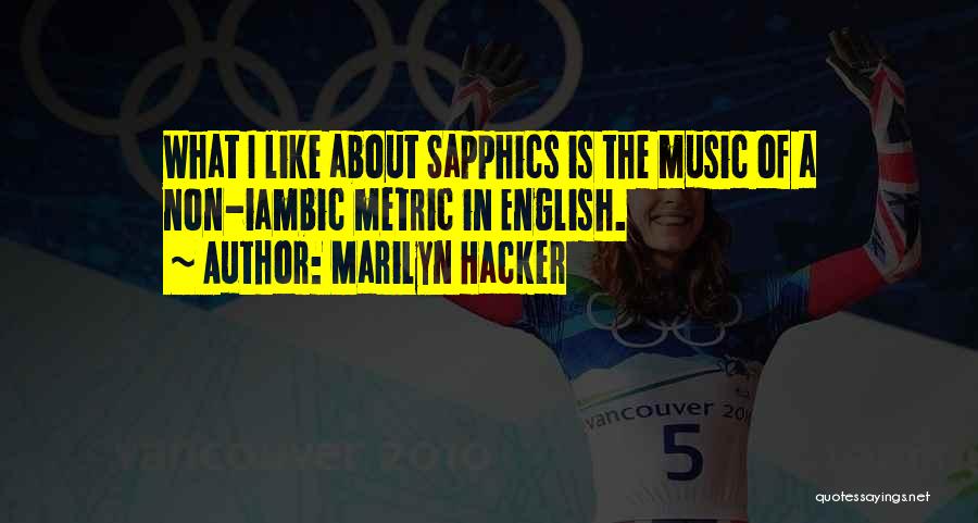 Marilyn Hacker Quotes 2215842