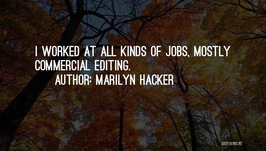 Marilyn Hacker Quotes 475921