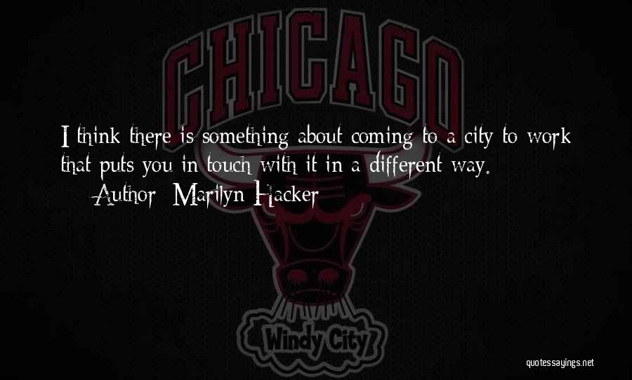 Marilyn Hacker Quotes 977331