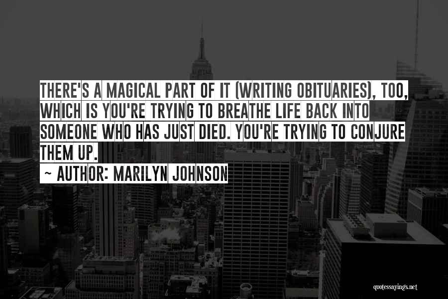 Marilyn Johnson Quotes 1613840