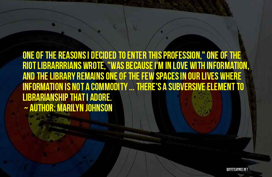 Marilyn Johnson Quotes 886343