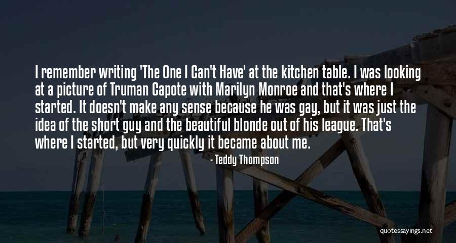 Marilyn Monroe Short Quotes By Teddy Thompson Marilyn Monroe Short Quotes By Teddy Thompson