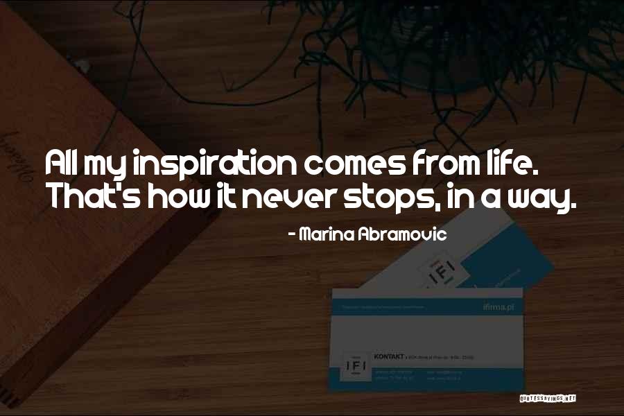 Marina Abramovic Quotes 971242 Marina Abramovic Quotes 971242