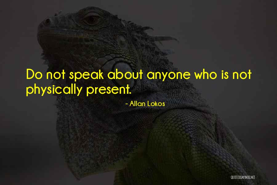 Marine Environment Quotes By Allan Lokos