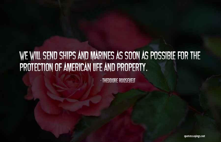 Marine Life Quotes By Theodore Roosevelt