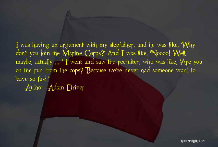 Marine Recruiter Quotes By Adam Driver