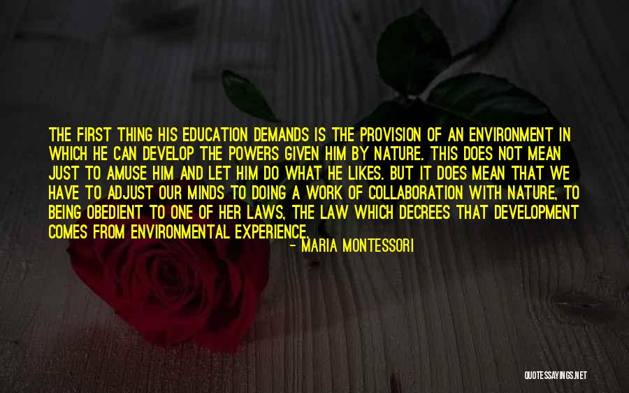 Marines Love Quotes By Maria Montessori Marines Love Quotes By Maria Montessori