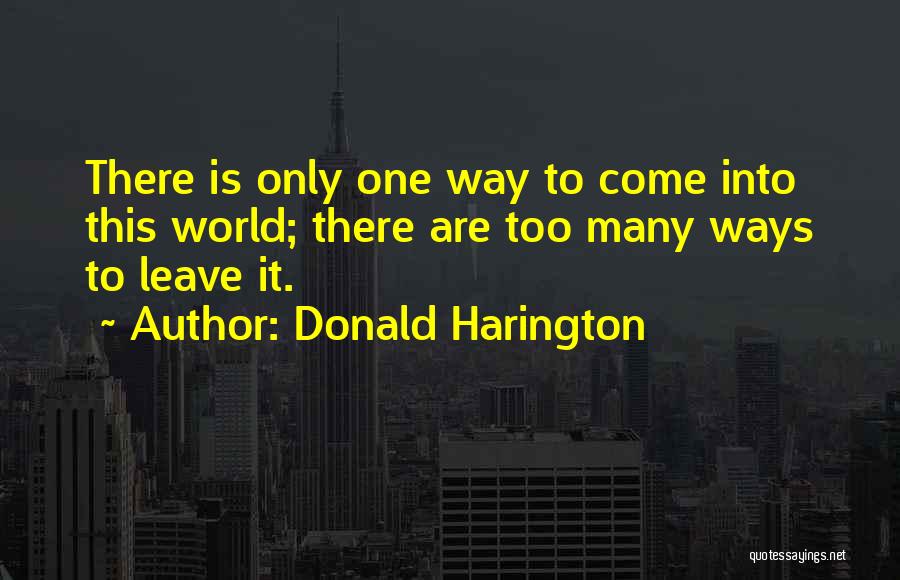 Marinomonas Quotes By Donald Harington