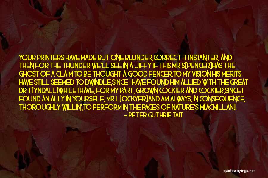 Marinucci Cpa Quotes By Peter Guthrie Tait