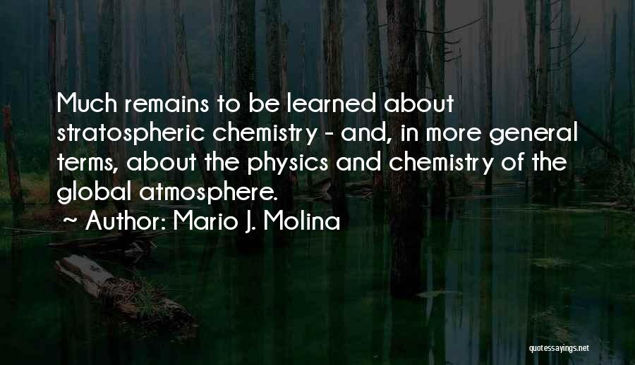 Mario Molina Quotes By Mario J. Molina