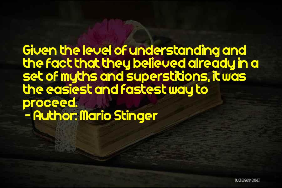 Mario Stinger Quotes 2015825