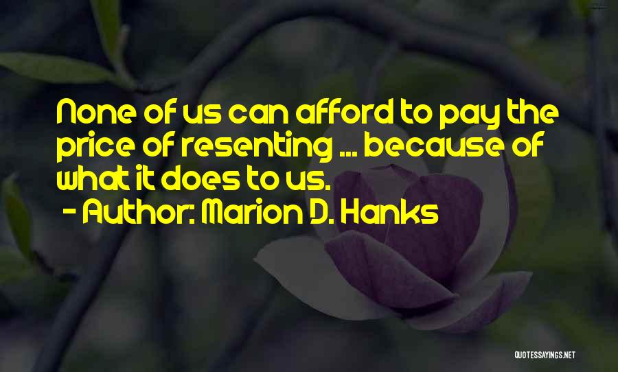 Marion D. Hanks Quotes 150136