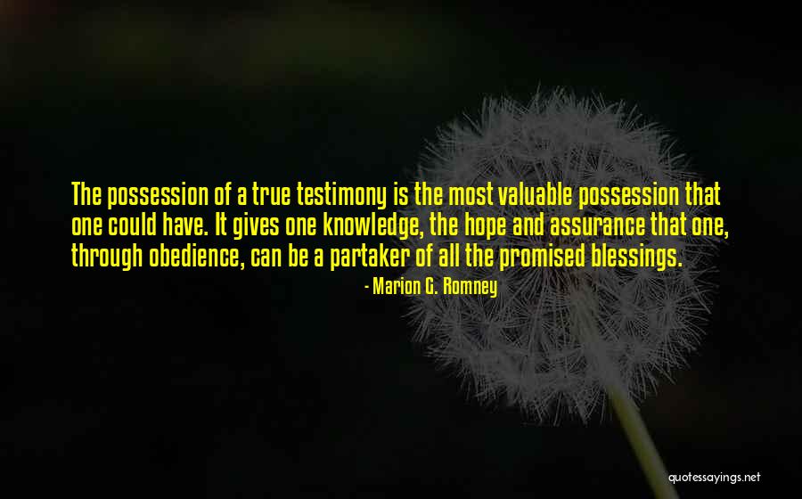 Marion G. Romney Quotes 1098557 Marion G. Romney Quotes 1098557