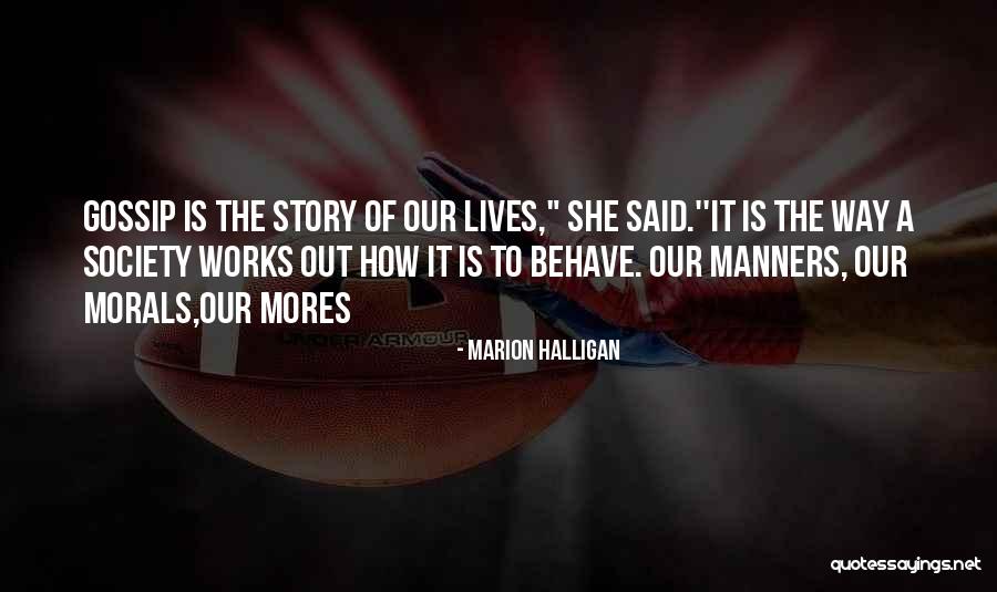 Marion Halligan Quotes 1621090 Marion Halligan Quotes 1621090