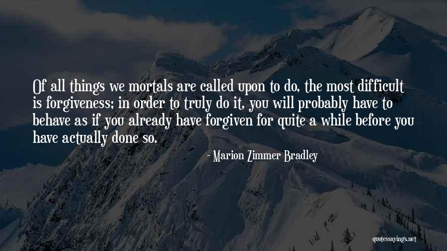 Marion Zimmer Bradley Quotes 230644