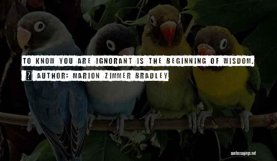 Marion Zimmer Bradley Quotes 326896