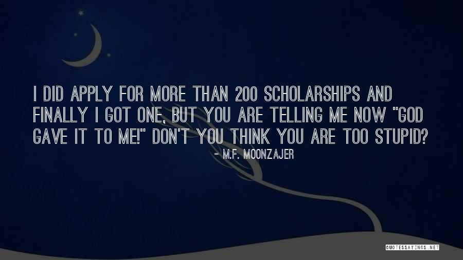 Maristella Sbo Quotes By M.F. Moonzajer Maristella Sbo Quotes By M.F. Moonzajer