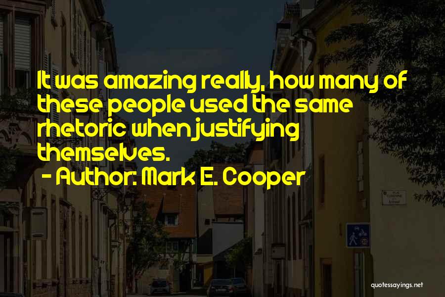 Mark E. Cooper Quotes 132021