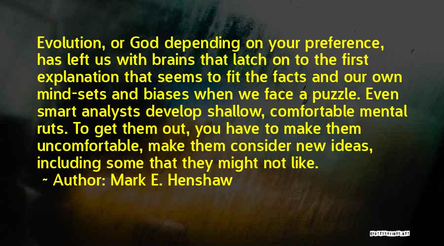 Mark E. Henshaw Quotes 957452