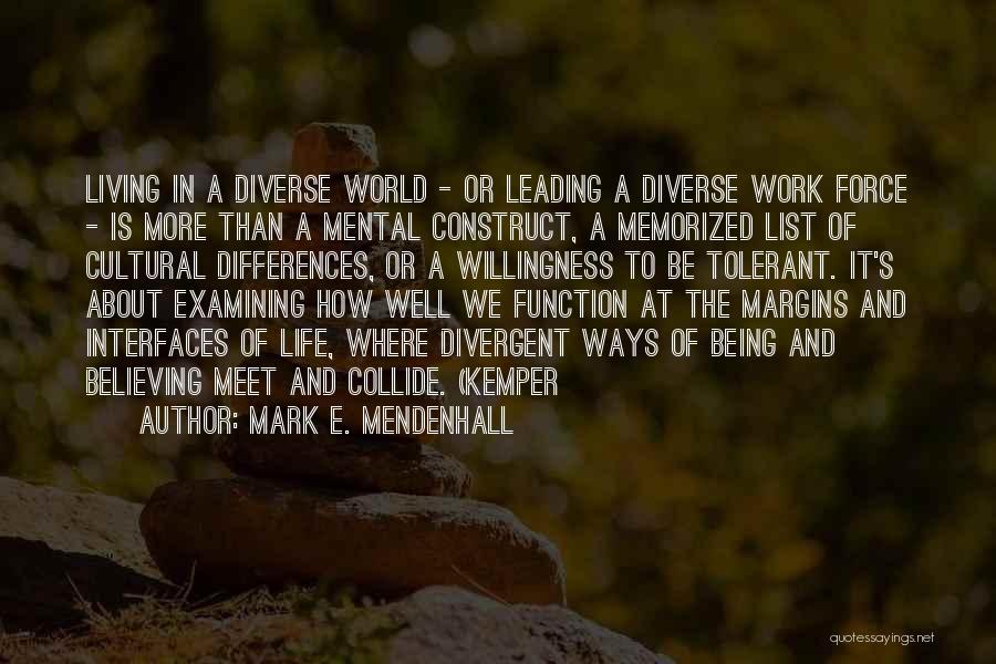 Mark E. Mendenhall Quotes 1596310