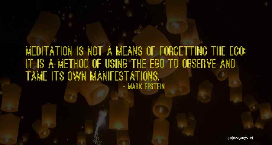 Mark Epstein Quotes 736695