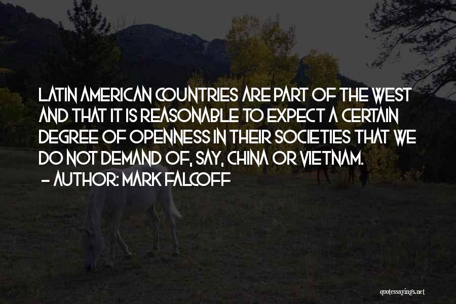 Mark Falcoff Quotes 900697