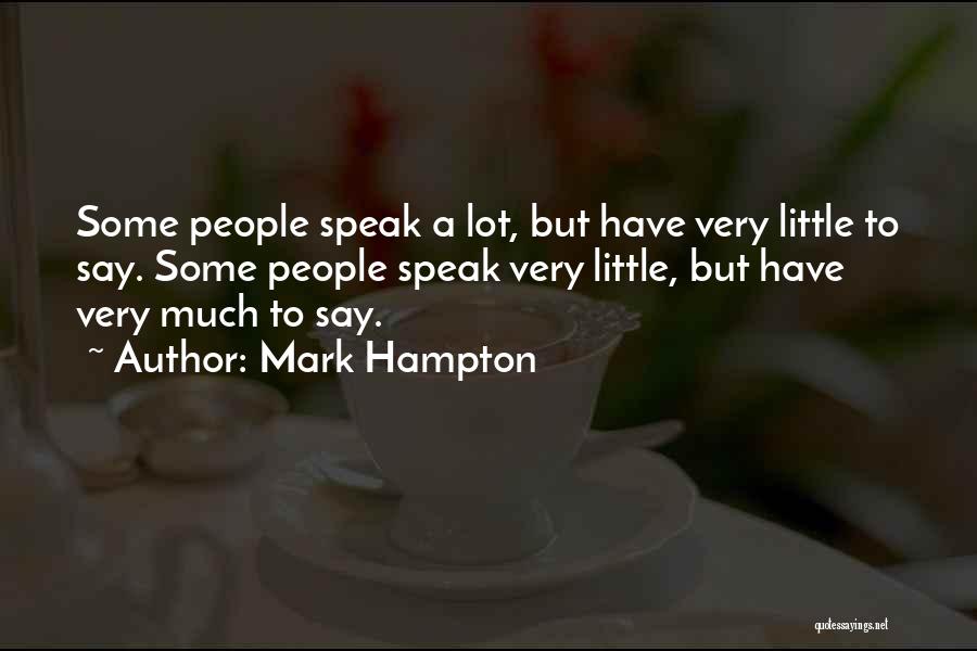 Mark Hampton Quotes 1171834