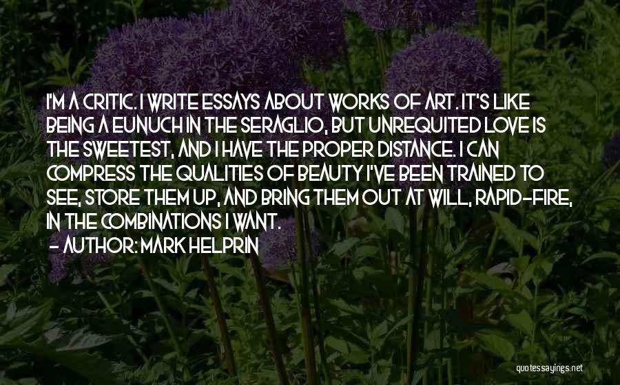 Mark Helprin Quotes 458495