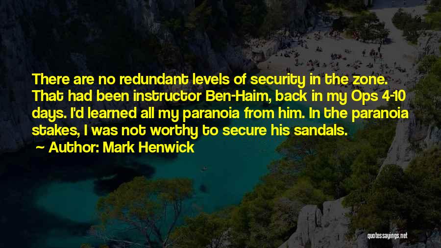 Mark Henwick Quotes 905782