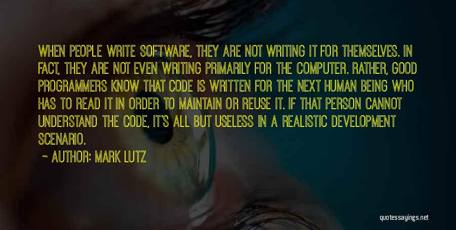 Mark Lutz Quotes 375728