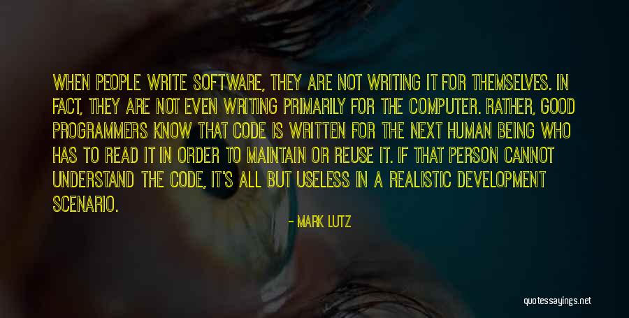 Mark Lutz Quotes 375728 Mark Lutz Quotes 375728