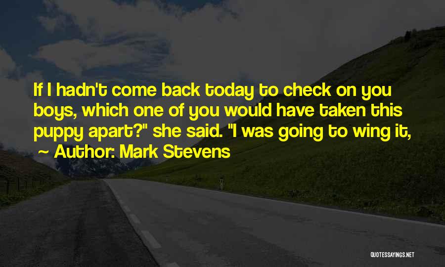 Mark Stevens Quotes 866799
