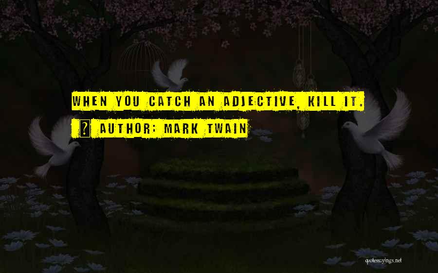 Mark Twain Adjectives Quotes By Mark Twain