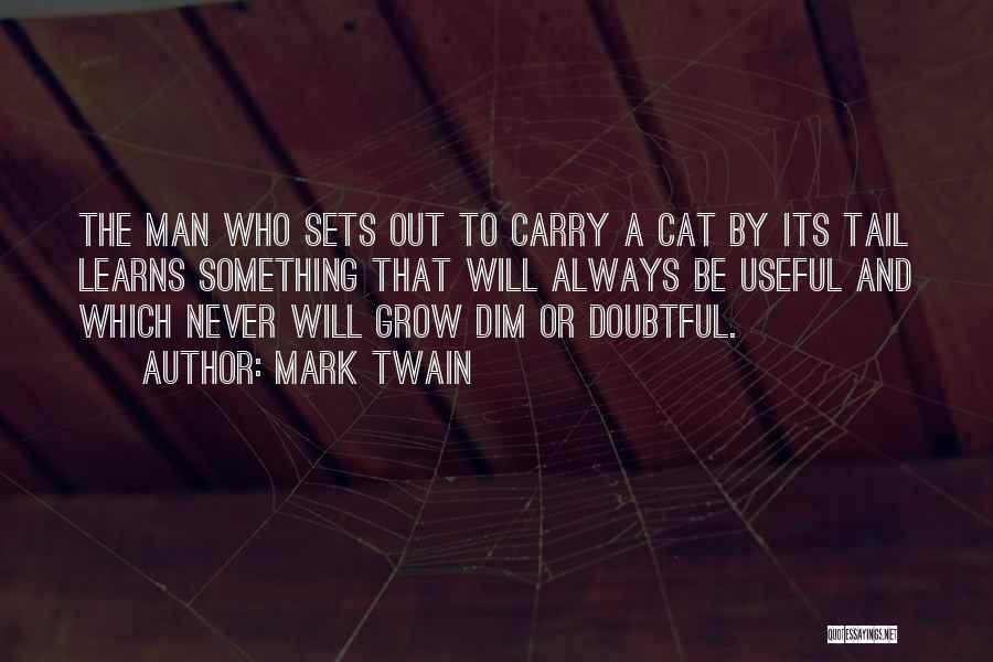 Mark Twain Cat Tail Quotes By Mark Twain