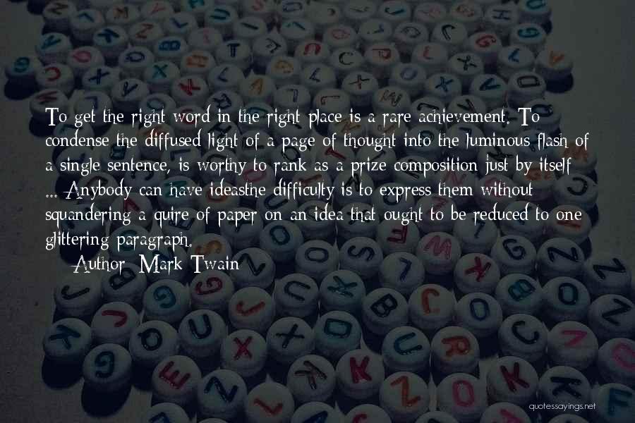 Mark Twain Writing Quotes By Mark Twain