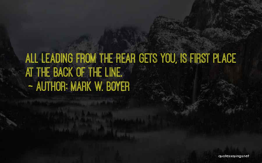 Mark W. Boyer Quotes 1257383