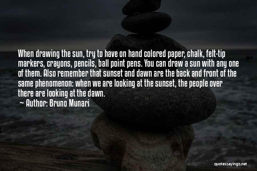 Markers Quotes By Bruno Munari