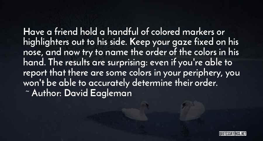 Markers Quotes By David Eagleman