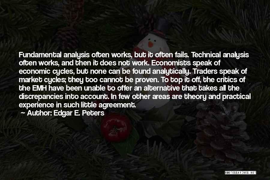 Market Analysis Quotes By Edgar E. Peters